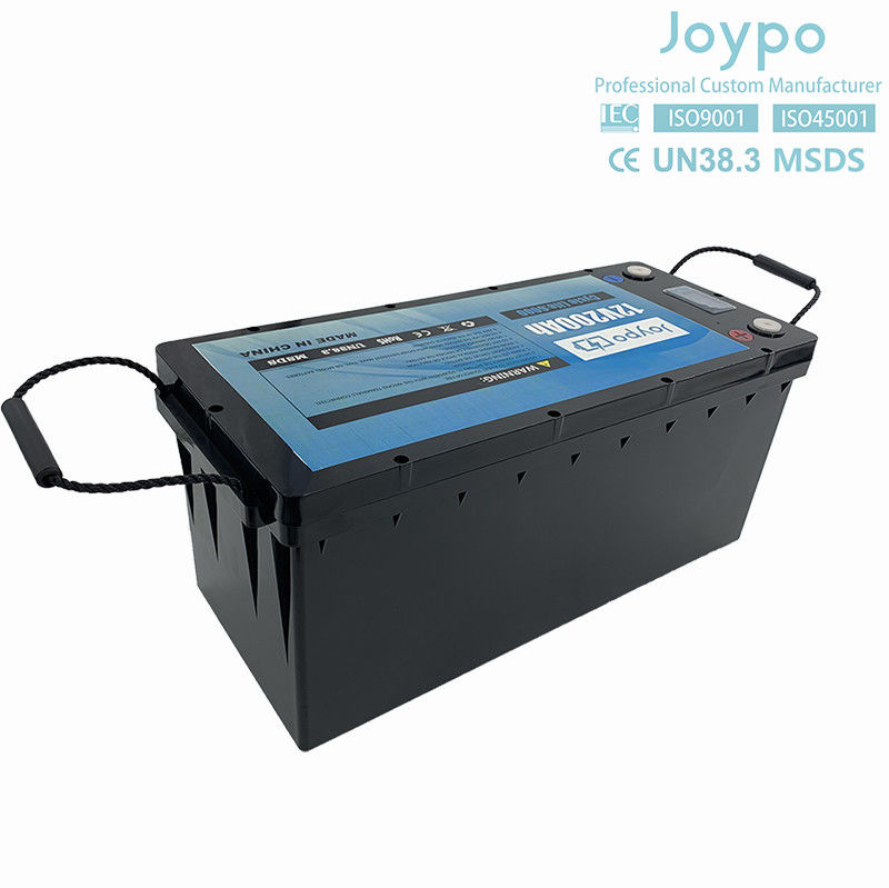 大容量 RV リチウム バッテリー 12V 200Ah ディープサイクル バッテリー パック キャンピング トレーラー