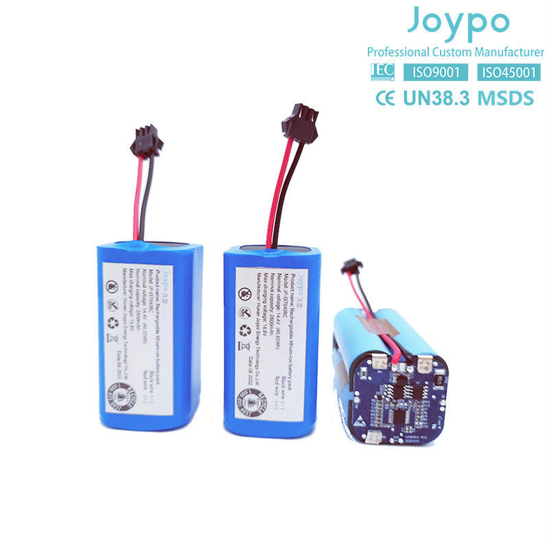18650 リチャージ可能なOEM リチウムバッテリー パック 14.4V 2800mAh ロボット掃除機用