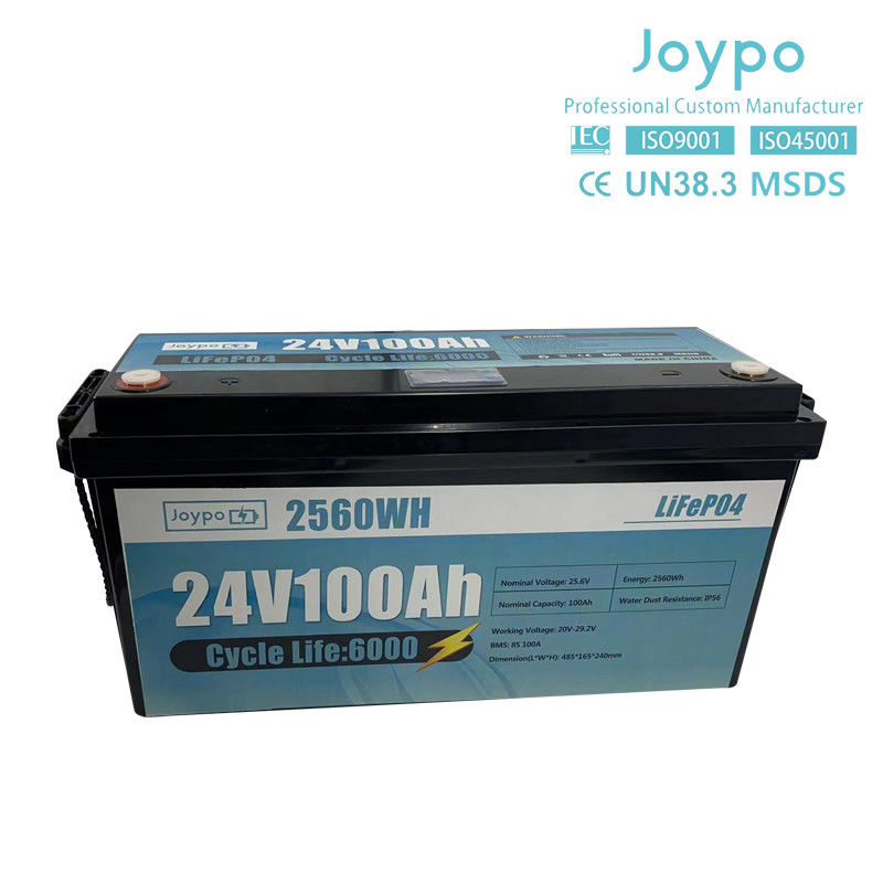 スマートBMS 長寿命 24V 100Ah リチウムイオンバッテリー RVキャンピングカー Lifepo4 バッテリーパック