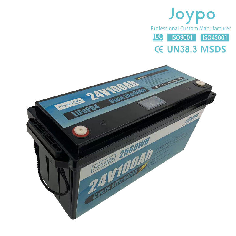 スマートBMS 長寿命 24V 100Ah リチウムイオンバッテリー RVキャンピングカー Lifepo4 バッテリーパック