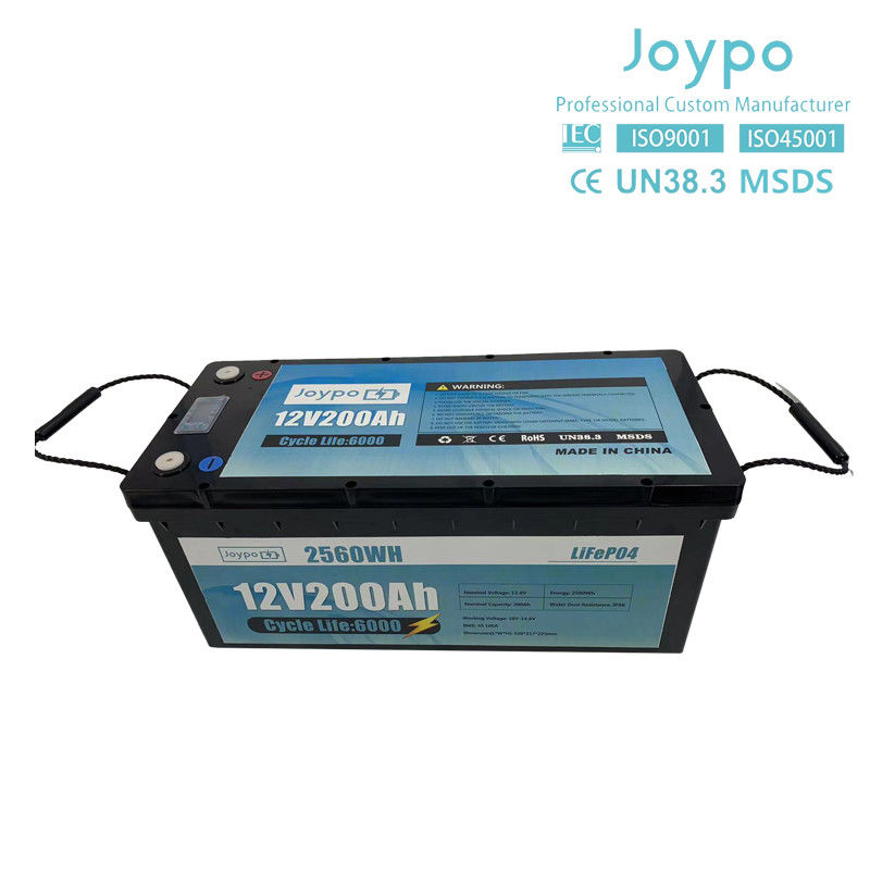 RVキャンピングカー 長寿命 LFP Lifepo4 バッテリー 12V 24V 100Ah 200Ah スマートBMS