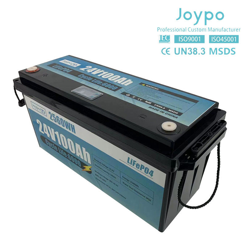 100Ah 200Ah リチウムイオン LiFePO4 バッテリー 24ボルト ディープサイクル バッテリー RVキャンプカー用