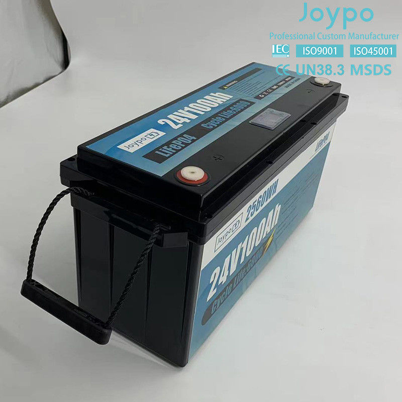 100Ah 200Ah リチウムイオン LiFePO4 バッテリー 24ボルト ディープサイクル バッテリー RVキャンプカー用