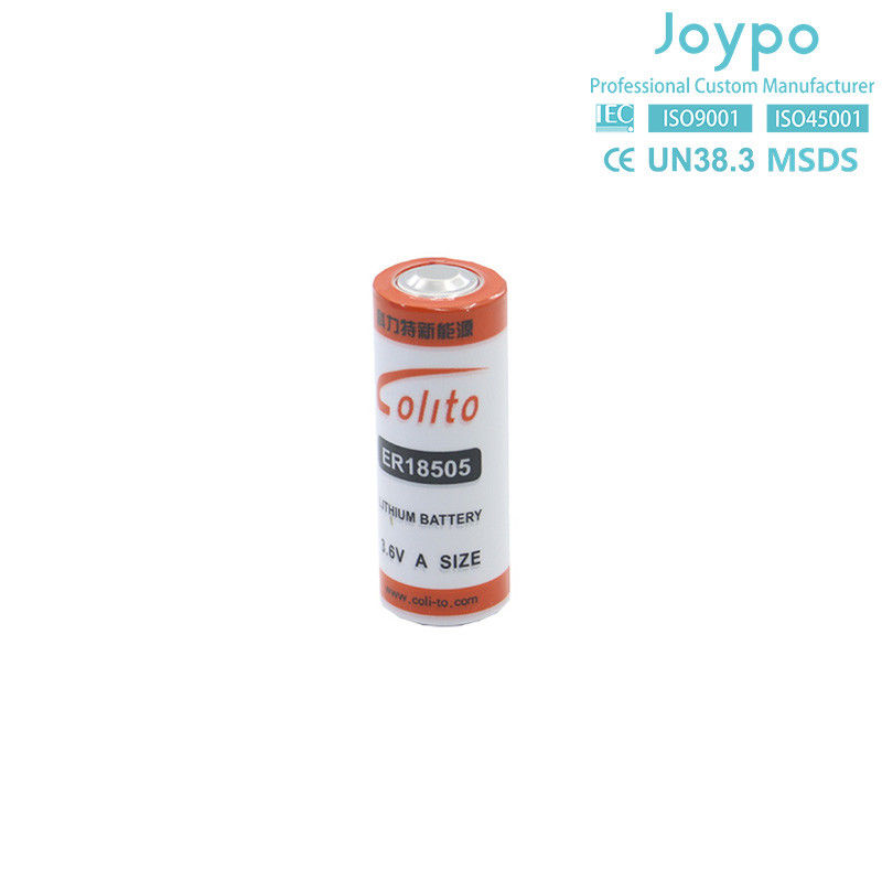 ER18505M 充電不能リチウム電池セル 3.6V 3000mah 高エネルギー密度スパイラル型
