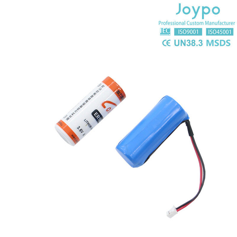 ER18505M 充電不能リチウム電池セル 3.6V 3000mah 高エネルギー密度スパイラル型