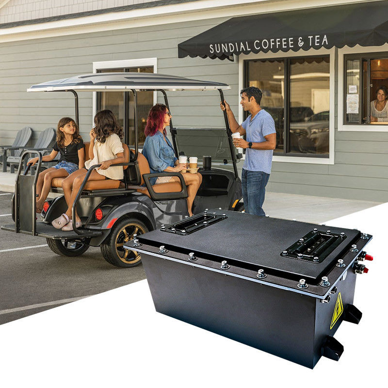 165Ah 48V LiFePO4 ゴルフカート バッテリー Yamaha 鉛酸バッテリーの交換