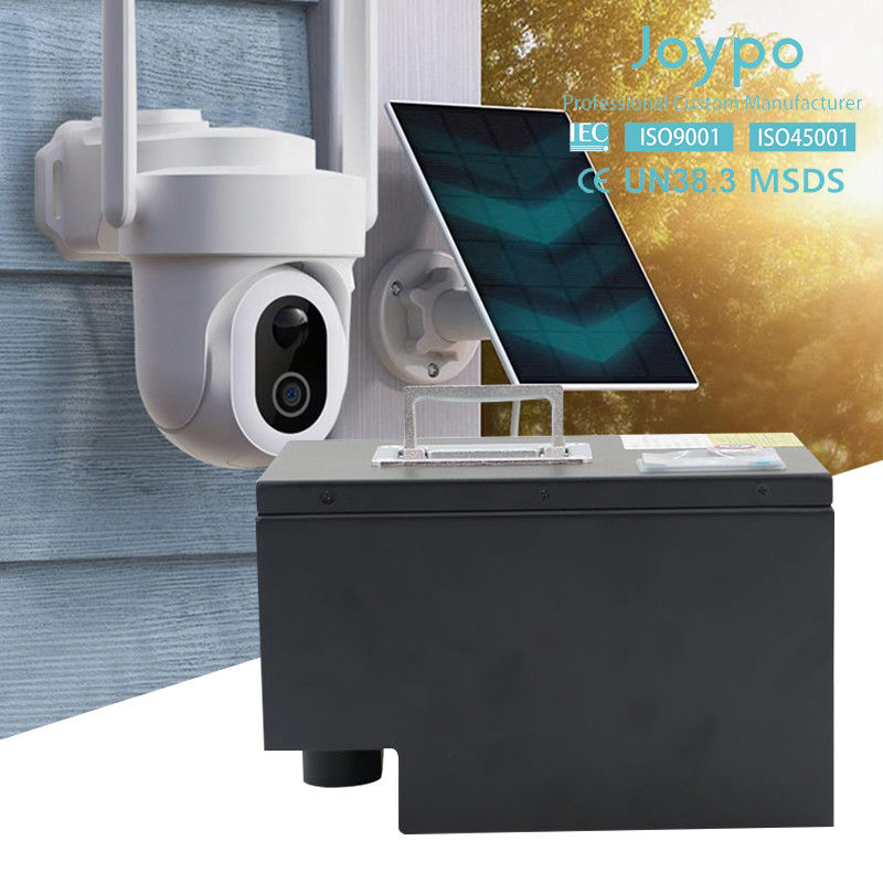 リチャージ可能 12 ボルト LiFePO4 リチウムイオン電池 セキュリティカメラ 屋外太陽光灯