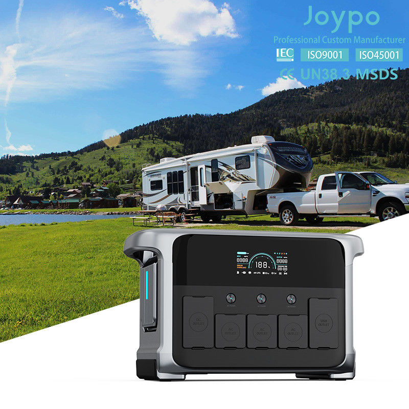 ポータブル リチウムイオンバッテリーパック 1200W 屋外パーティーとキャンプのための太陽光発電