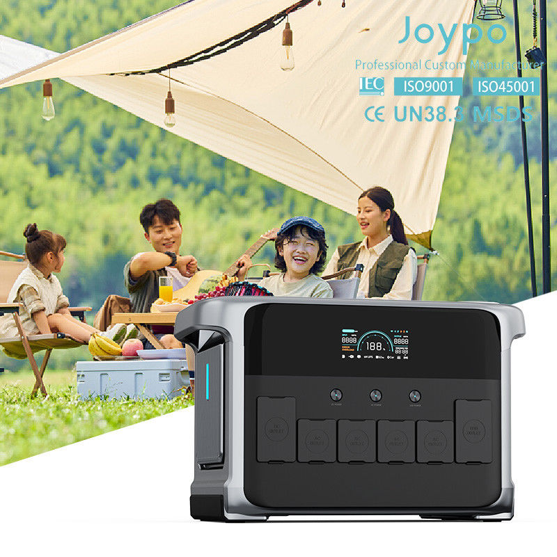 室内・室外 2160Wh LiFePO4 リチウム電池 2400W 4800W 容量の携帯太陽光発電所