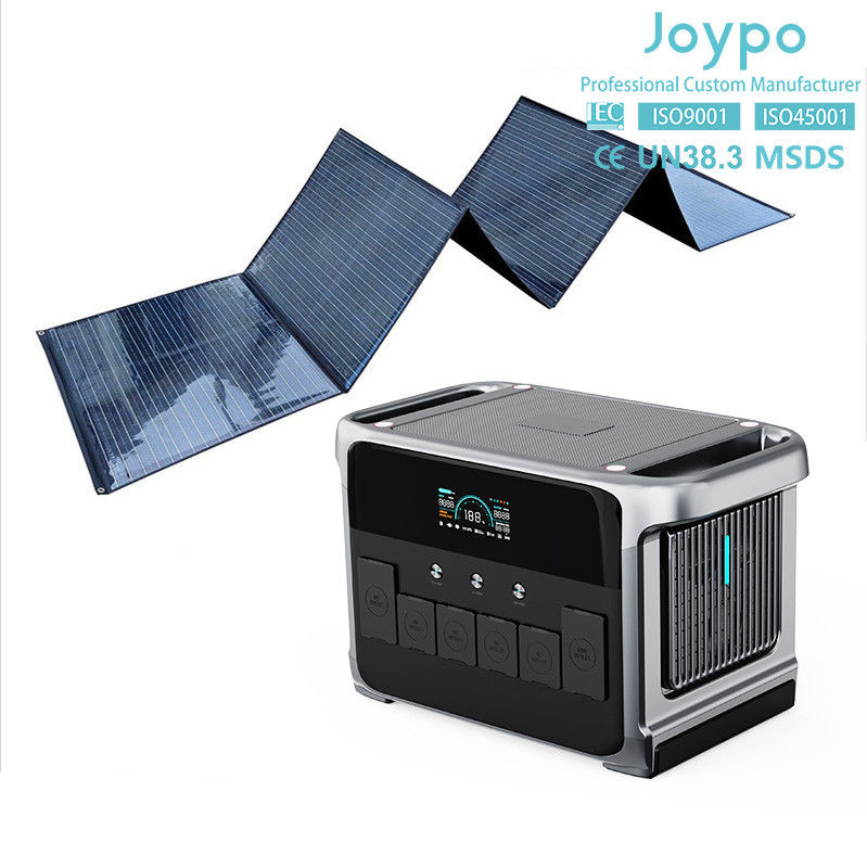 4.8kW 2.4kW Lifepo4 ポータブル発電所 キャンプハウスアパートのための太陽光発電機