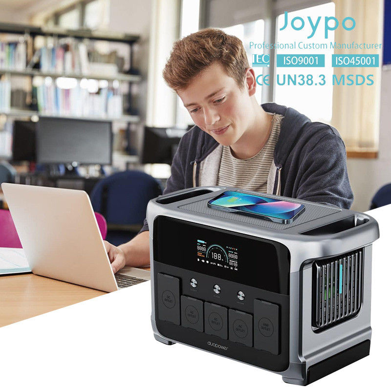 モニターと制御APP1152Wh 45Ah 25.6Vの携帯バッテリーソーラーバックアップシステム